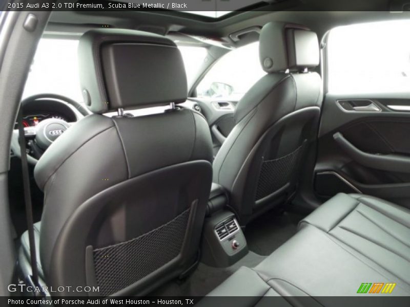 Rear Seat of 2015 A3 2.0 TDI Premium
