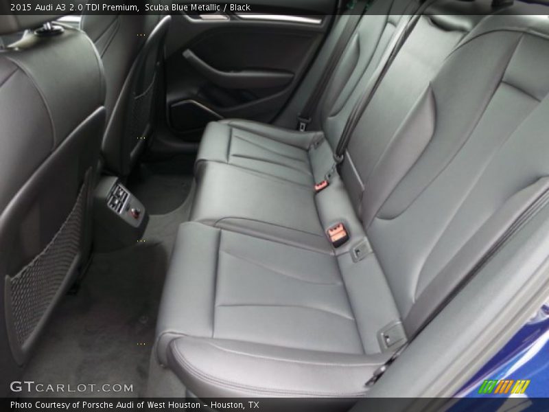 Rear Seat of 2015 A3 2.0 TDI Premium