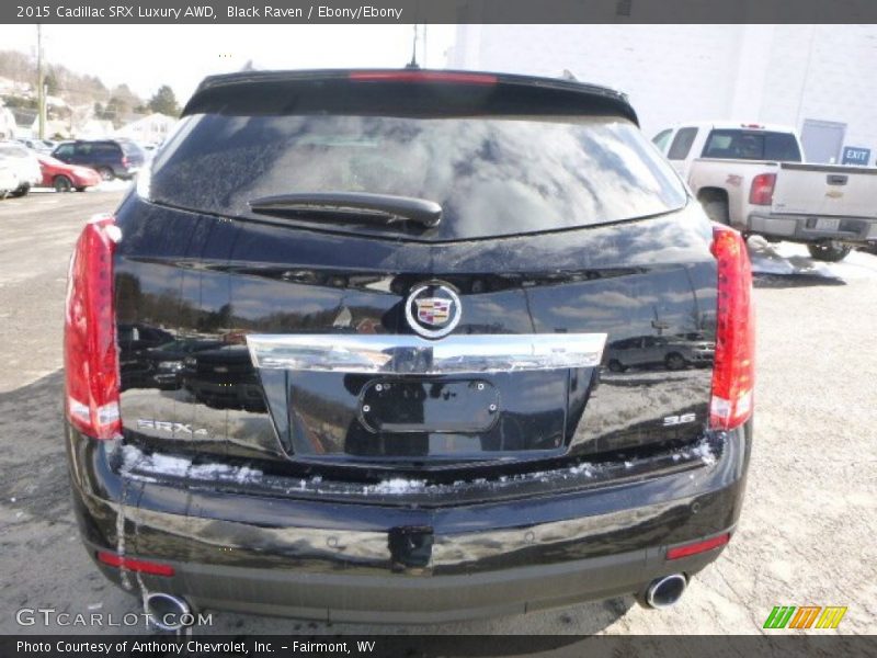 Black Raven / Ebony/Ebony 2015 Cadillac SRX Luxury AWD