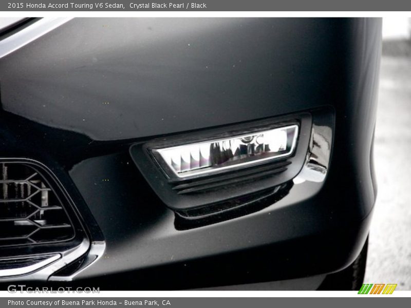 Crystal Black Pearl / Black 2015 Honda Accord Touring V6 Sedan