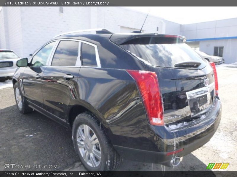Black Raven / Ebony/Ebony 2015 Cadillac SRX Luxury AWD
