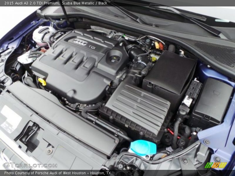  2015 A3 2.0 TDI Premium Engine - 2.0 Liter TDI DOHC 16-Valve Turbo-Diesel 4 Cylinder