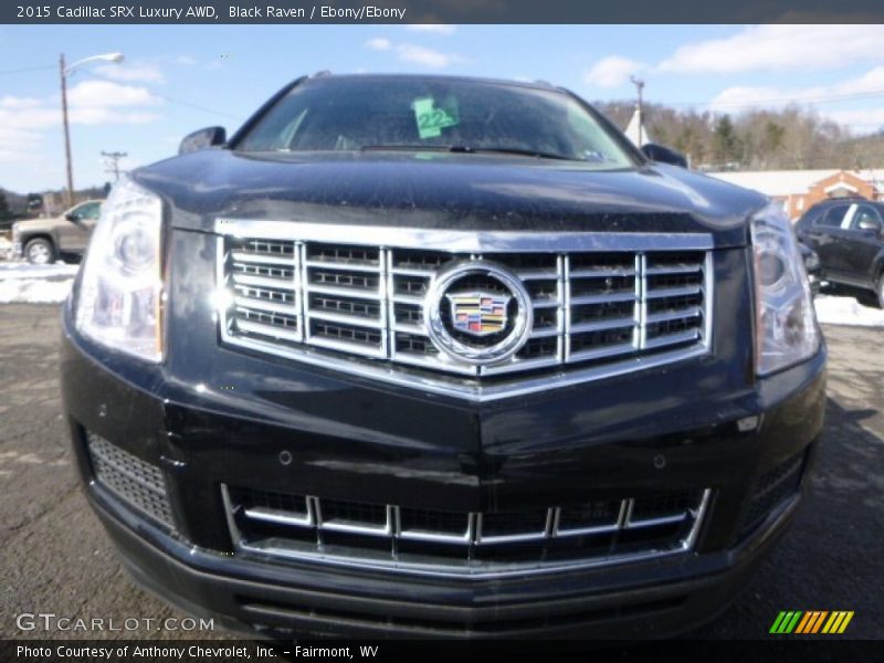 Black Raven / Ebony/Ebony 2015 Cadillac SRX Luxury AWD