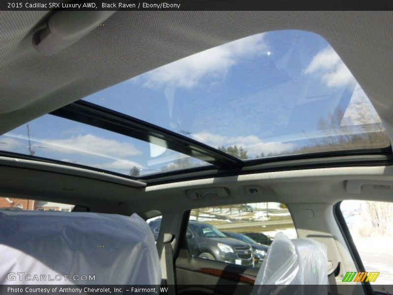 Black Raven / Ebony/Ebony 2015 Cadillac SRX Luxury AWD