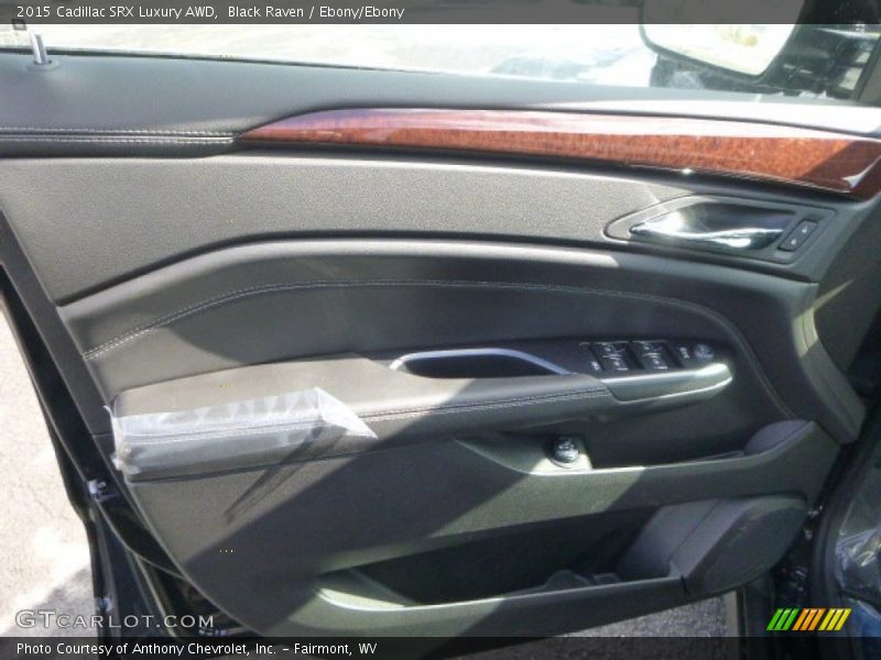 Black Raven / Ebony/Ebony 2015 Cadillac SRX Luxury AWD