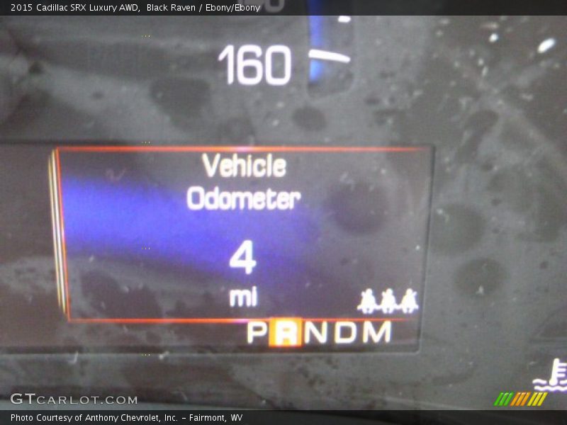 Black Raven / Ebony/Ebony 2015 Cadillac SRX Luxury AWD
