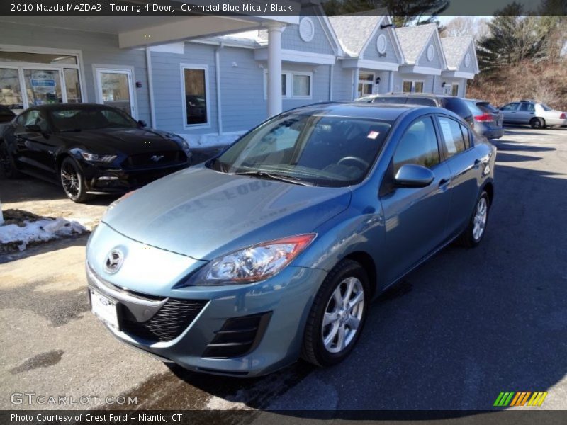 Gunmetal Blue Mica / Black 2010 Mazda MAZDA3 i Touring 4 Door