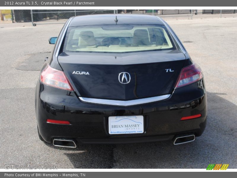 Crystal Black Pearl / Parchment 2012 Acura TL 3.5