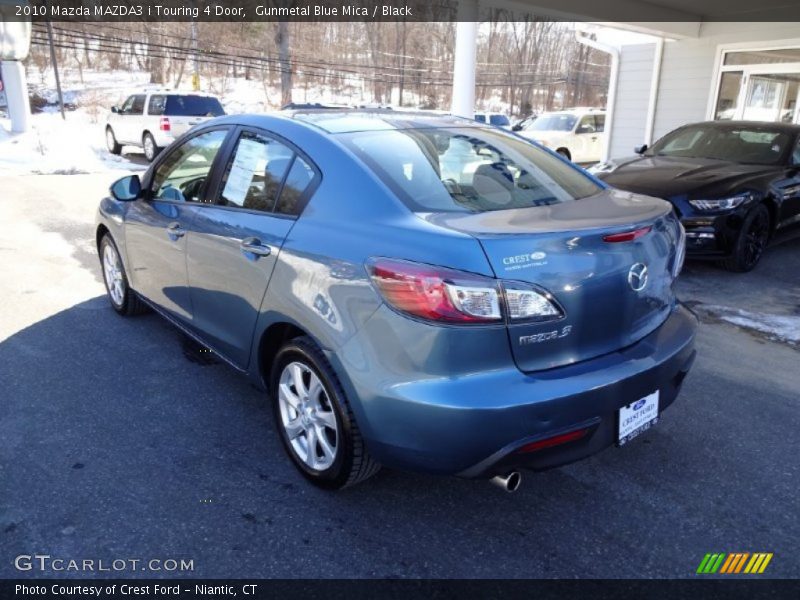 Gunmetal Blue Mica / Black 2010 Mazda MAZDA3 i Touring 4 Door