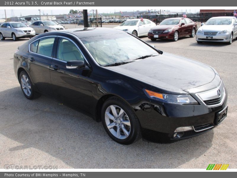 Crystal Black Pearl / Parchment 2012 Acura TL 3.5
