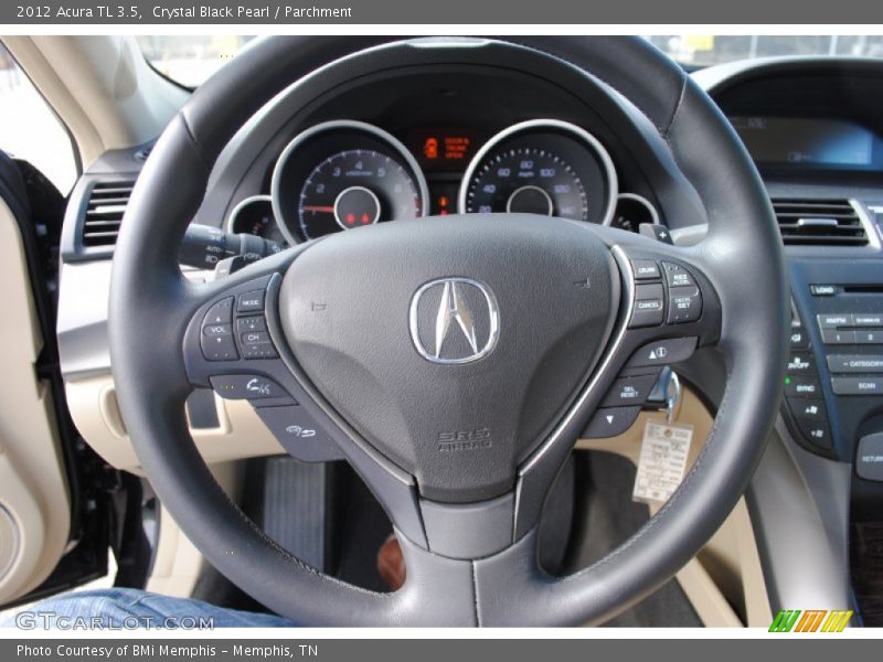 Crystal Black Pearl / Parchment 2012 Acura TL 3.5