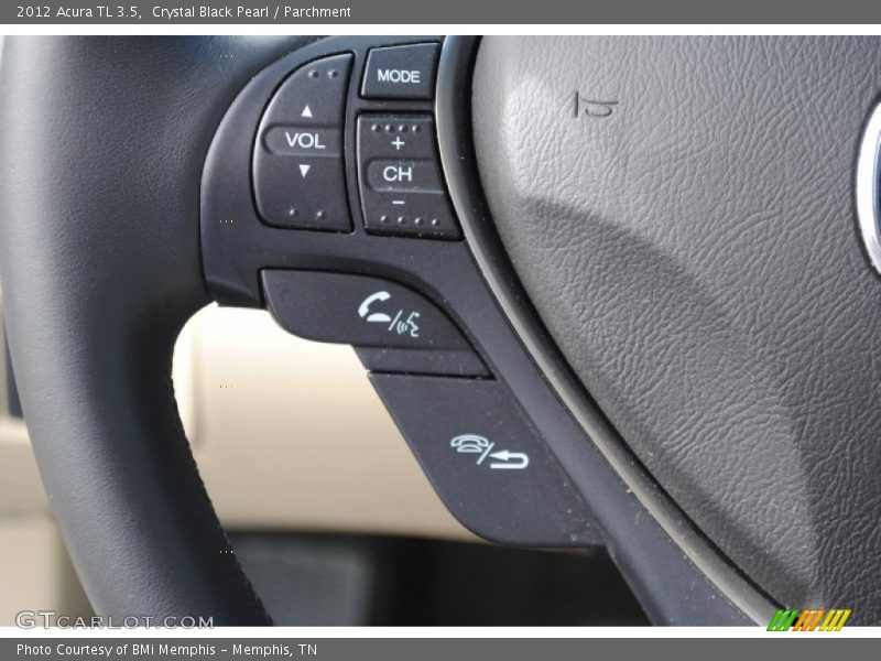 Crystal Black Pearl / Parchment 2012 Acura TL 3.5