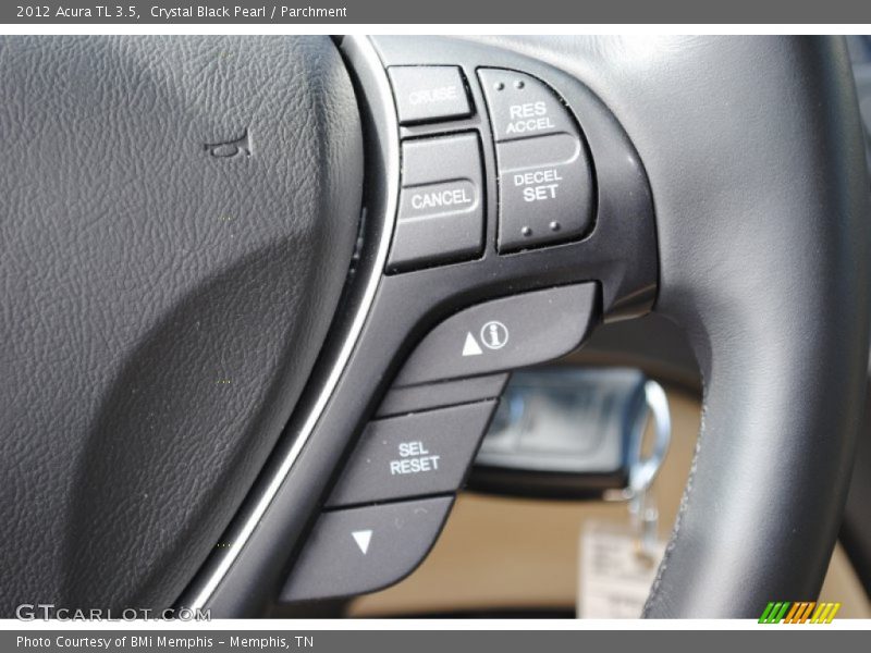 Crystal Black Pearl / Parchment 2012 Acura TL 3.5