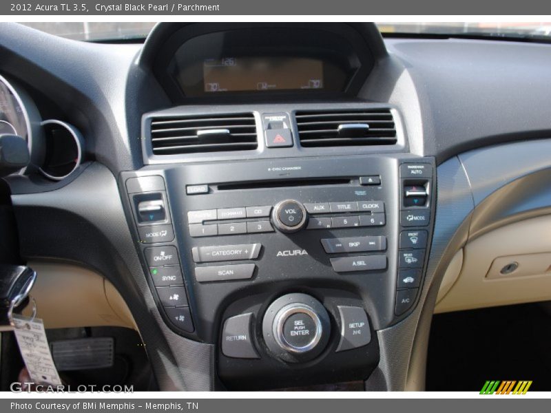 Crystal Black Pearl / Parchment 2012 Acura TL 3.5
