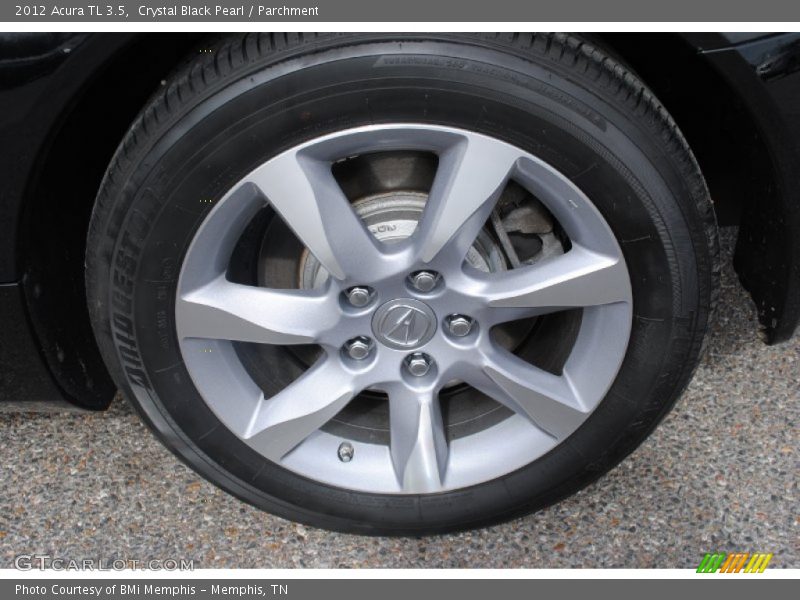 Crystal Black Pearl / Parchment 2012 Acura TL 3.5