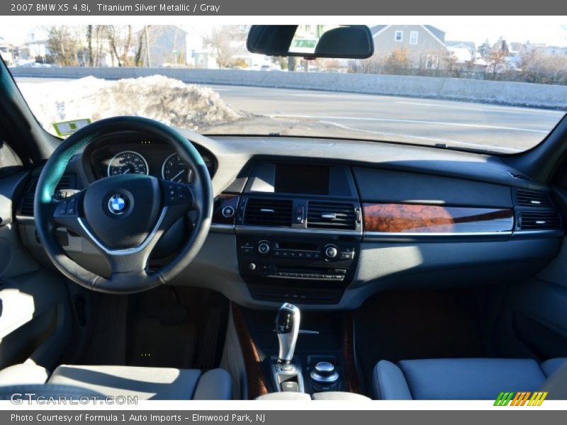 Titanium Silver Metallic / Gray 2007 BMW X5 4.8i