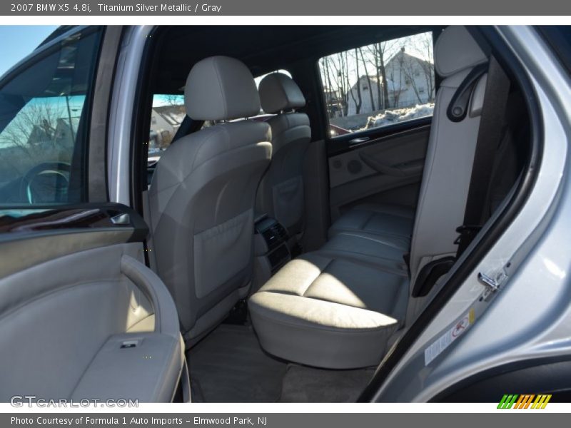 Titanium Silver Metallic / Gray 2007 BMW X5 4.8i