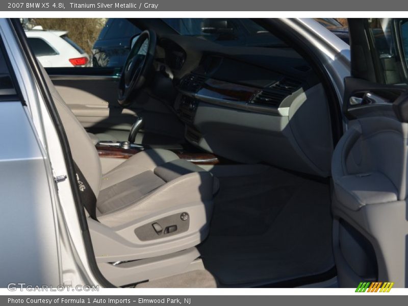Titanium Silver Metallic / Gray 2007 BMW X5 4.8i