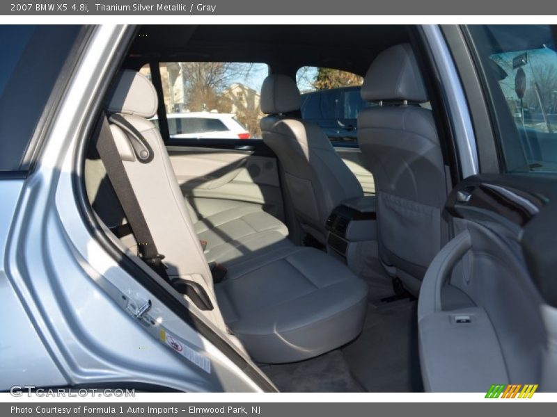Titanium Silver Metallic / Gray 2007 BMW X5 4.8i