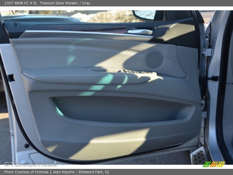 Titanium Silver Metallic / Gray 2007 BMW X5 4.8i