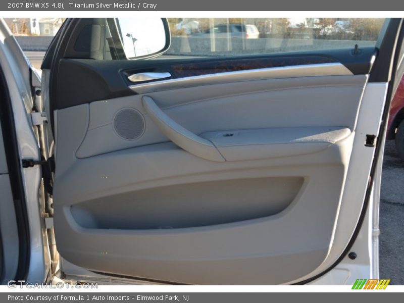 Titanium Silver Metallic / Gray 2007 BMW X5 4.8i