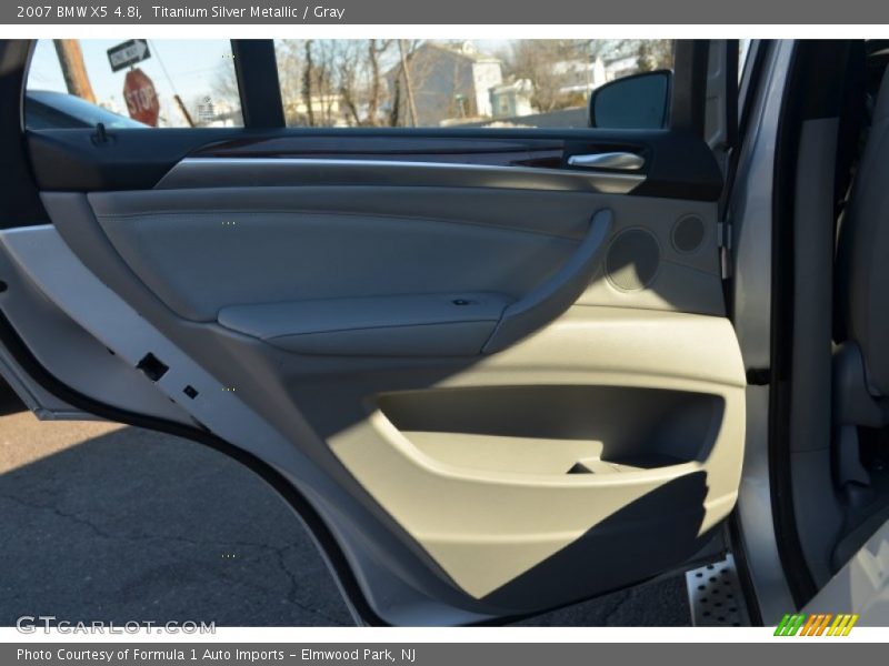 Titanium Silver Metallic / Gray 2007 BMW X5 4.8i