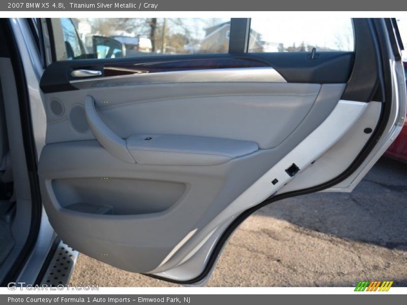Titanium Silver Metallic / Gray 2007 BMW X5 4.8i