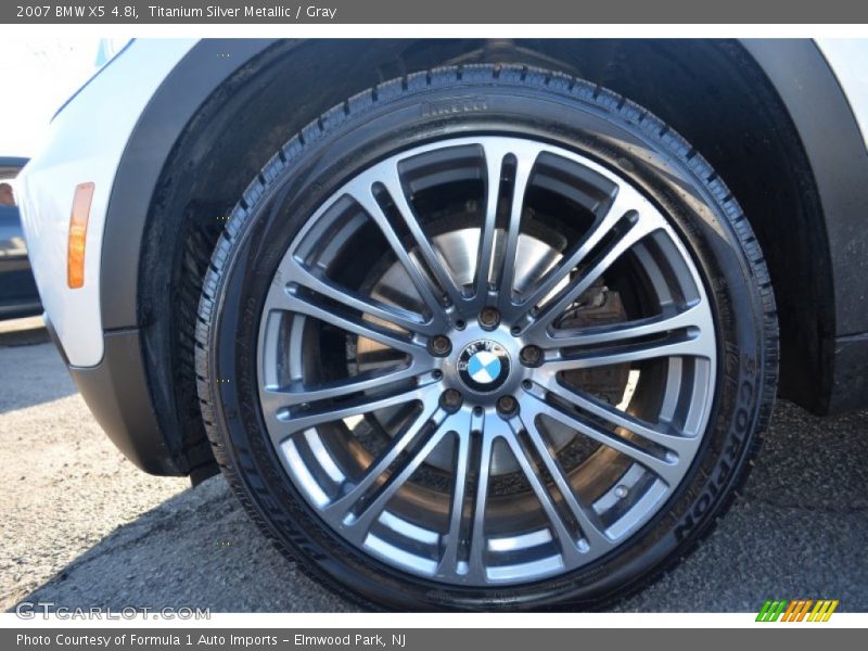 Titanium Silver Metallic / Gray 2007 BMW X5 4.8i