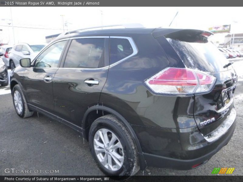 Midnight Jade / Almond 2015 Nissan Rogue SV AWD