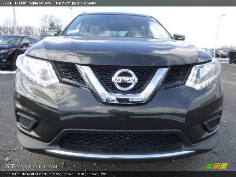 Midnight Jade / Almond 2015 Nissan Rogue SV AWD