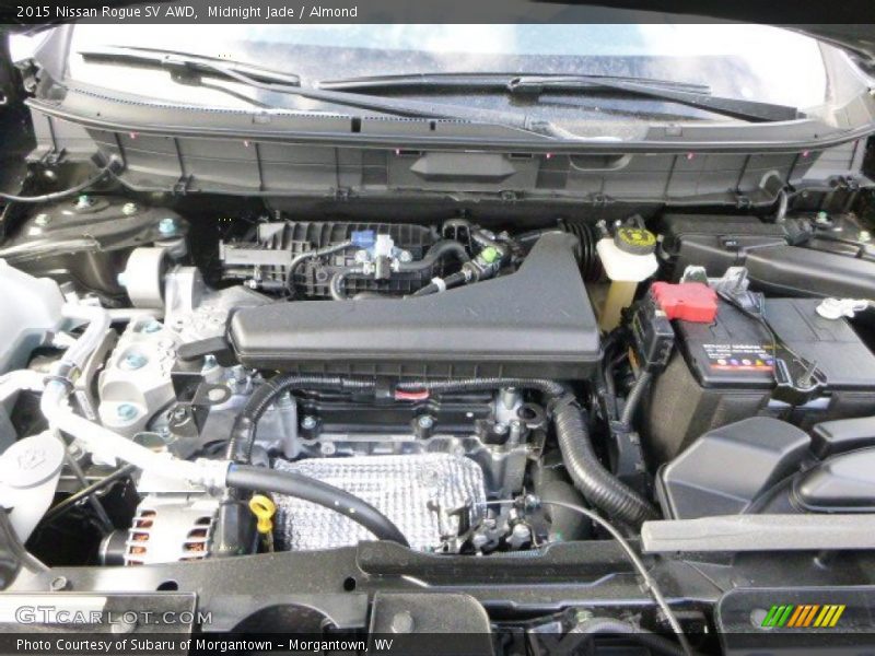 Midnight Jade / Almond 2015 Nissan Rogue SV AWD