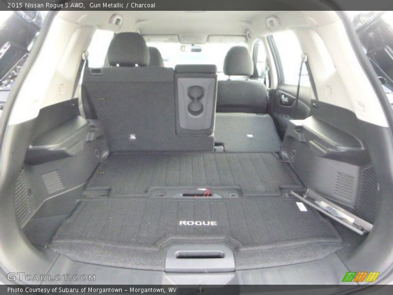 Gun Metallic / Charcoal 2015 Nissan Rogue S AWD
