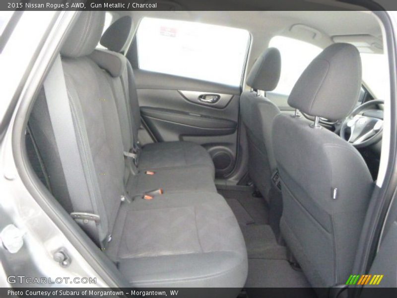Gun Metallic / Charcoal 2015 Nissan Rogue S AWD