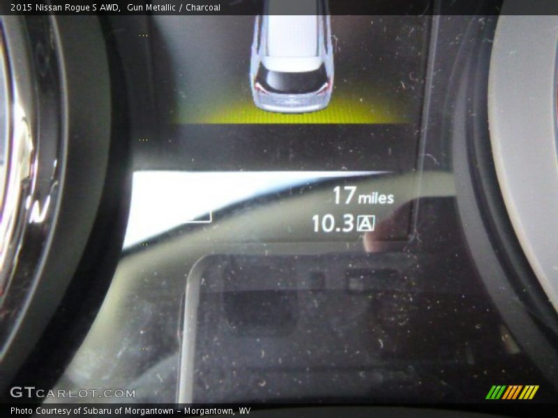 Gun Metallic / Charcoal 2015 Nissan Rogue S AWD