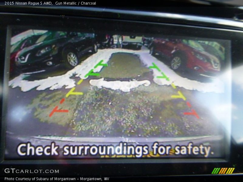 Gun Metallic / Charcoal 2015 Nissan Rogue S AWD