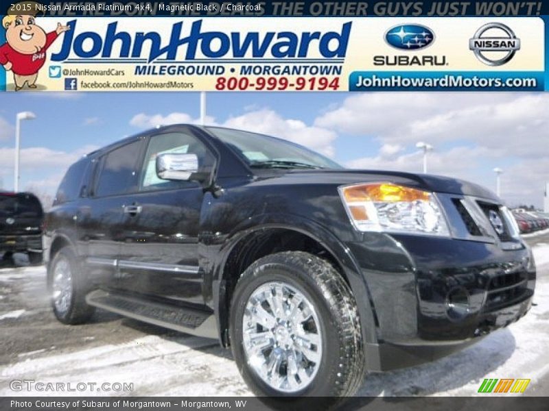 Magnetic Black / Charcoal 2015 Nissan Armada Platinum 4x4