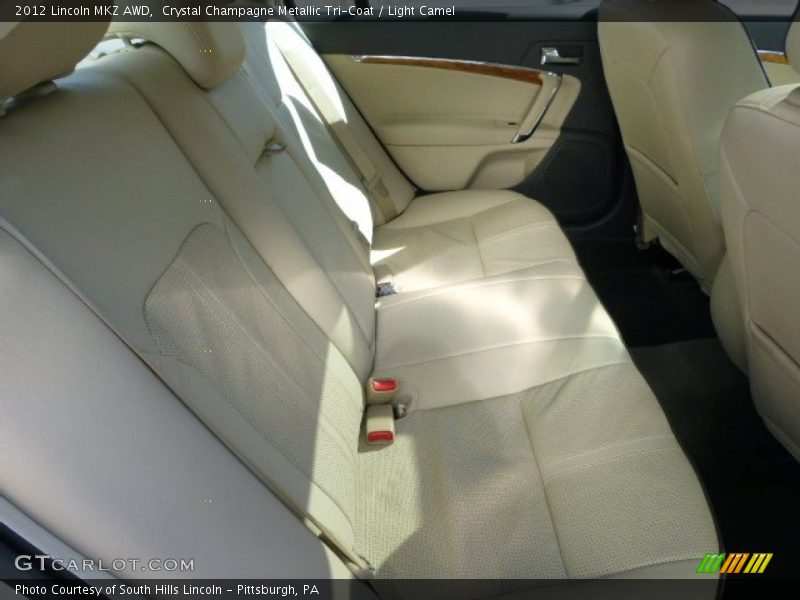 Crystal Champagne Metallic Tri-Coat / Light Camel 2012 Lincoln MKZ AWD