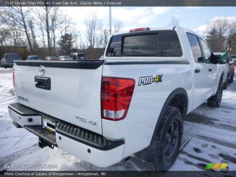 Glacier White / Charcoal 2015 Nissan Titan PRO-4X Crew Cab 4x4