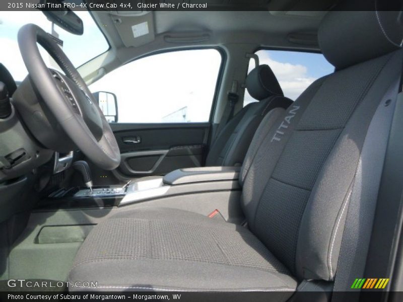 Front Seat of 2015 Titan PRO-4X Crew Cab 4x4