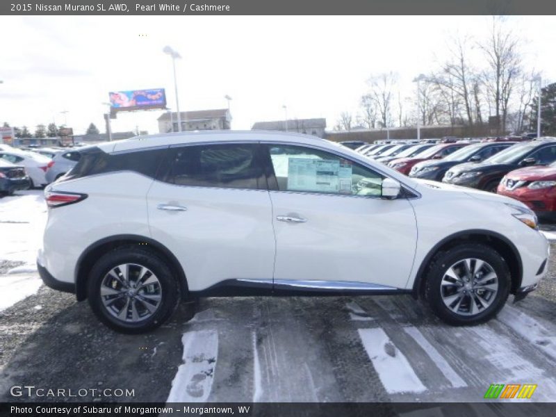 Pearl White / Cashmere 2015 Nissan Murano SL AWD