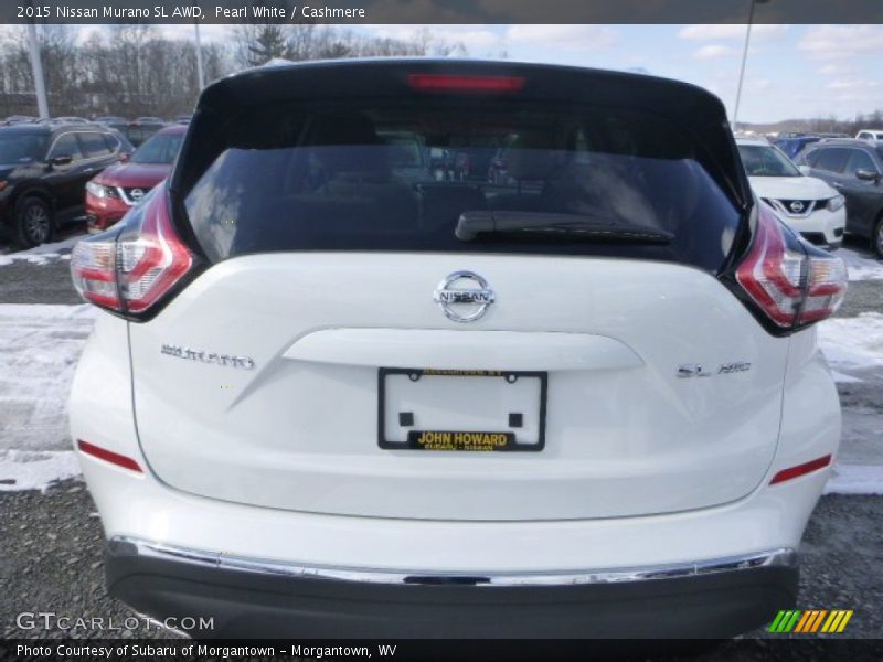 Pearl White / Cashmere 2015 Nissan Murano SL AWD