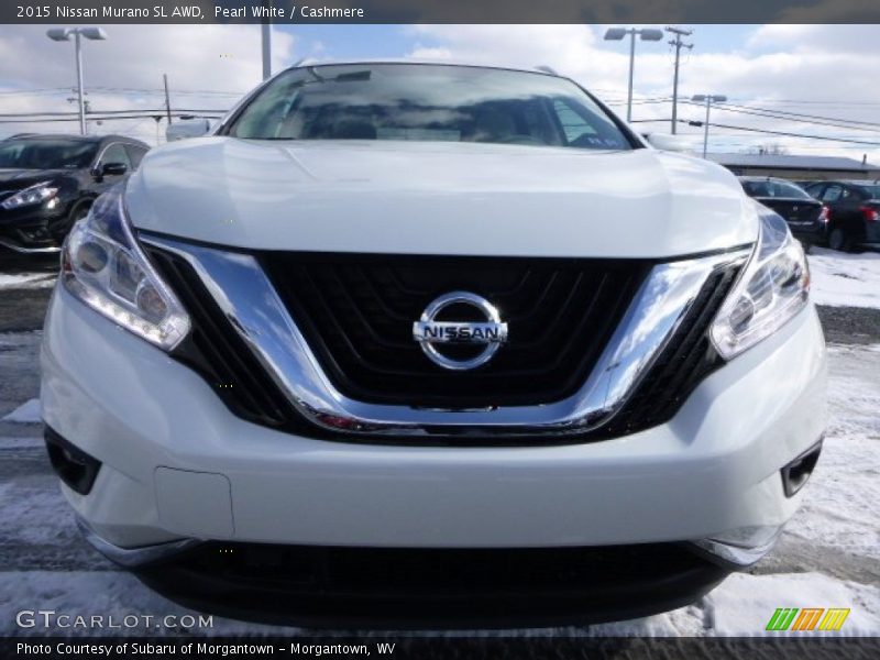 Pearl White / Cashmere 2015 Nissan Murano SL AWD