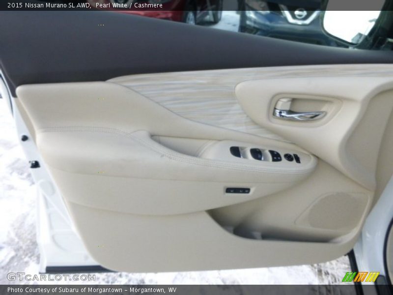 Pearl White / Cashmere 2015 Nissan Murano SL AWD