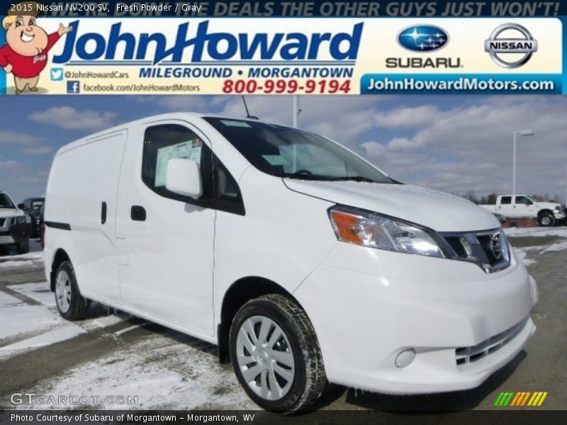 Fresh Powder / Gray 2015 Nissan NV200 SV
