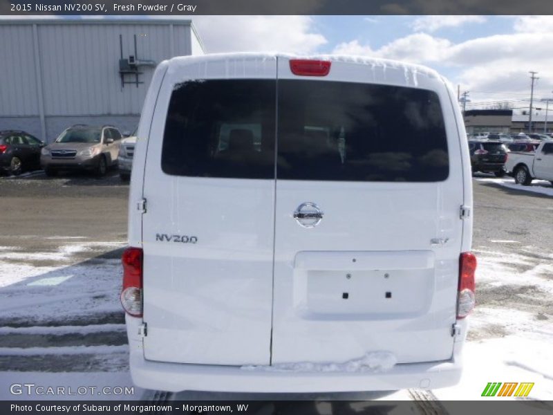 Fresh Powder / Gray 2015 Nissan NV200 SV