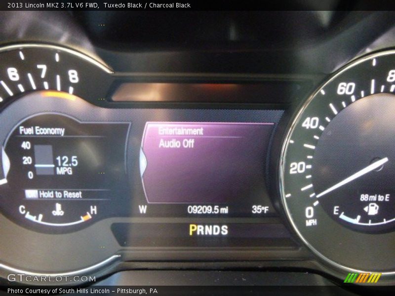 Tuxedo Black / Charcoal Black 2013 Lincoln MKZ 3.7L V6 FWD