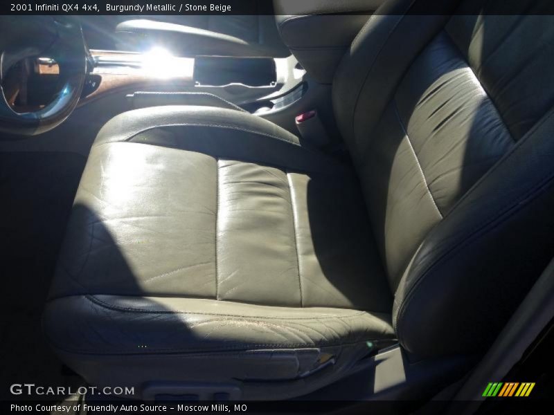 Burgundy Metallic / Stone Beige 2001 Infiniti QX4 4x4