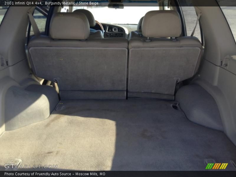 Burgundy Metallic / Stone Beige 2001 Infiniti QX4 4x4