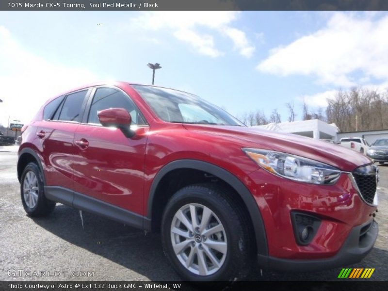 Soul Red Metallic / Black 2015 Mazda CX-5 Touring