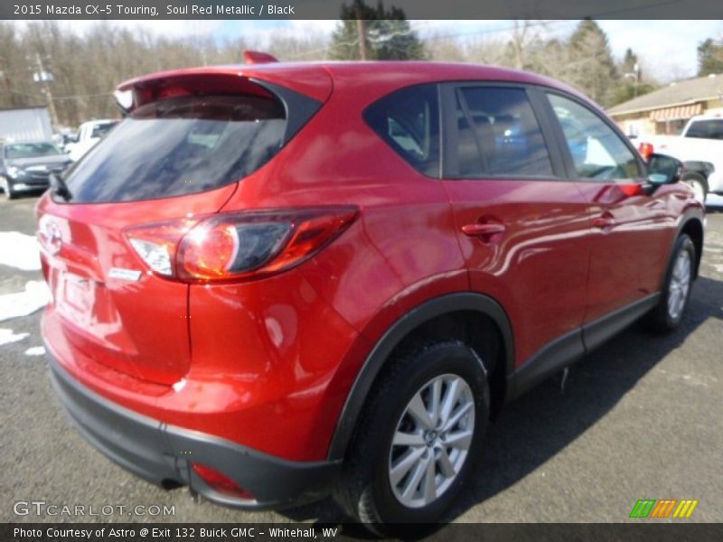 Soul Red Metallic / Black 2015 Mazda CX-5 Touring